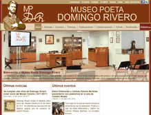 Tablet Screenshot of museodomingorivero.com